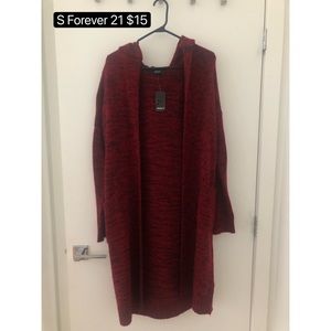 Red Cardigan from Forever 21